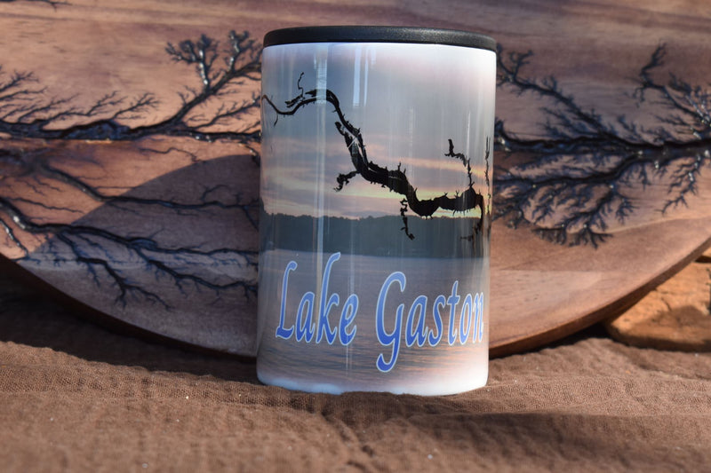 Customizable 12 OZ Stainless Steel Classic Can Coozie-White