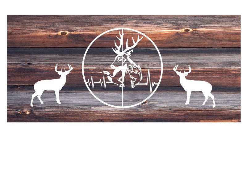 Pre-Designed 12oz Can Coozie Wood Hunting
